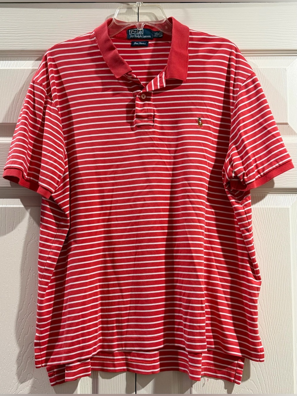 Polo Ralph Lauren Men’s Short Sleeve Polo Flesh Pony Sz XXL